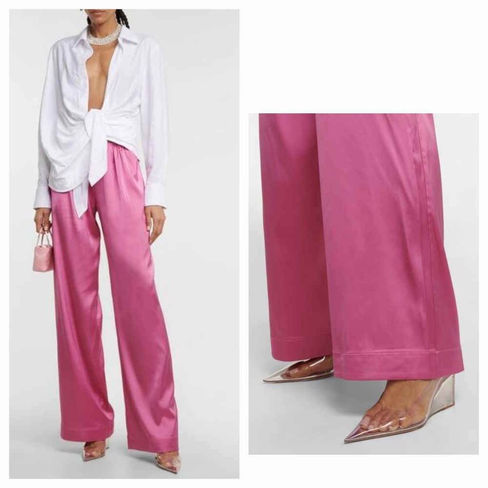 Amina Muaddi Transparent  Wedge Pumps